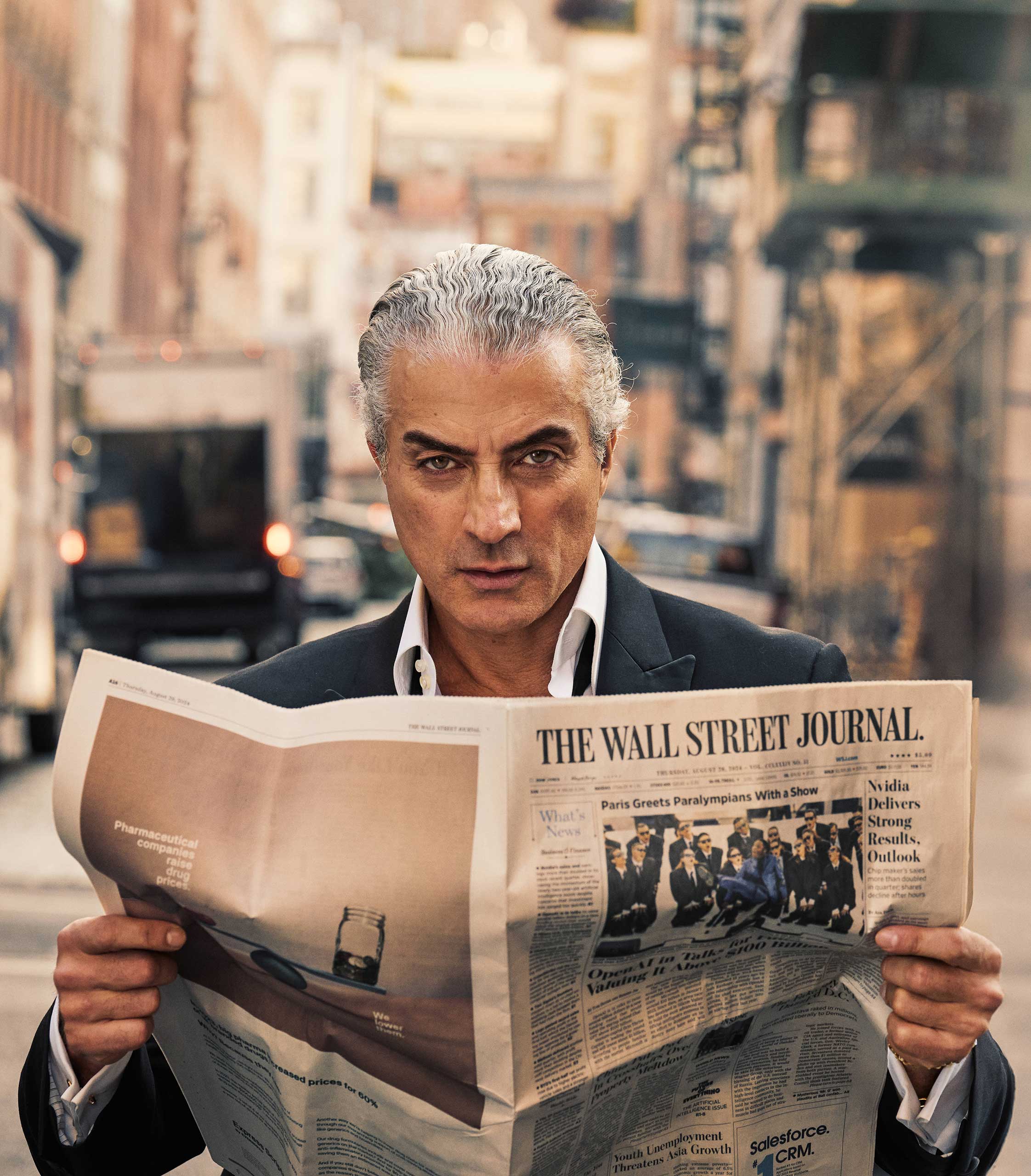 Portrait Photography new york city in soho color grading cinematic Christian Angerer actor model Fabrizio Brienzana wall street color